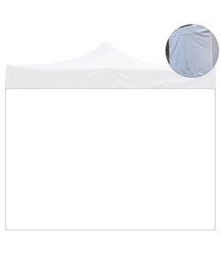 TELO LATERALE PER GAZEBO RIVIERA IN TESSUTO IMPERMEABILE E ANTI UV BIANCO 3X4,5 M
