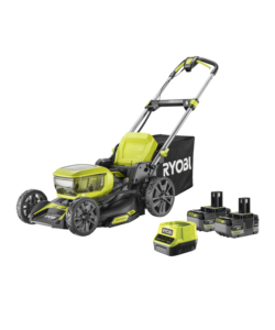 TAGLIAERBA A BATTERIA RYOBI "RY18LMX46A-250" TAGLIO 46 CM 18V, DUE BATTERIE 5.0AH INCLUSE