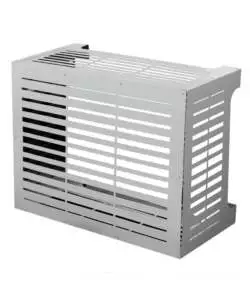 COPRI CLIMATIZZATORE RIVIERA "LINEAR" IN ALLUMINIO BIANCO 86X44X68 CM