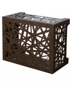 COPRI CLIMATIZZATORE RIVIERA "ARTIST" IN ALLUMINIO EFFETTO BRONZO 86X44X68 CM