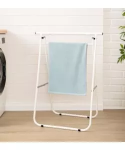 CAVALLETTO PIEGHEVOLE IN METALLO EASY SYSTEM BIANCO 62X35X75 CM