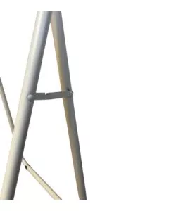 CAVALLETTO PIEGHEVOLE IN METALLO EASY SYSTEM BIANCO 62X35X75 CM