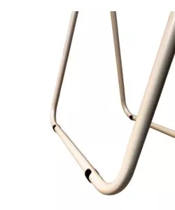 CAVALLETTO PIEGHEVOLE IN METALLO EASY SYSTEM BIANCO 62X35X75 CM