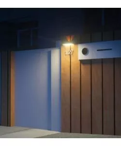 LAMPADA LED A MURO DA ESTERNO VTAC BIANCO 8000K