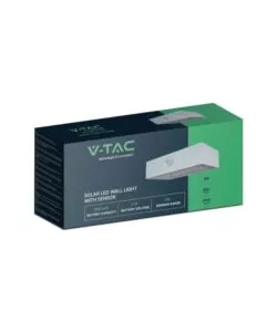 LAMPADA LED A MURO DA ESTERNO VTAC BIANCO 8000K