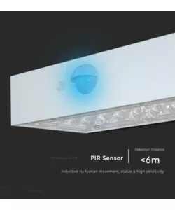 LAMPADA LED A MURO DA ESTERNO VTAC BIANCO 8000K
