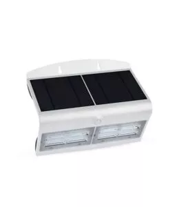 LAMPADA LED SOLARE A MURO DA ESTERNO VTAC BIANCO 4000K
