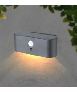 APPLIQUE LED DA ESTERNO VTAC BIANCO CON SENSORE DI MOVIMENTO 3000K