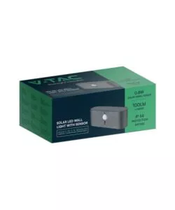 APPLIQUE LED DA ESTERNO VTAC BIANCO CON SENSORE DI MOVIMENTO 3000K