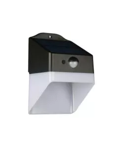 APPLIQUE LED DA ESTERNO VTAC NERO CON SENSORE 4000K
