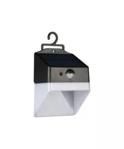 APPLIQUE LED DA ESTERNO VTAC NERO CON SENSORE 4000K
