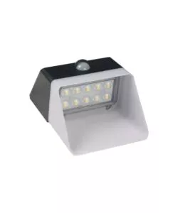 APPLIQUE LED DA ESTERNO VTAC NERO CON SENSORE 4000K