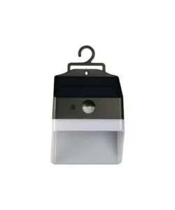 APPLIQUE LED DA ESTERNO VTAC NERO CON SENSORE 4000K