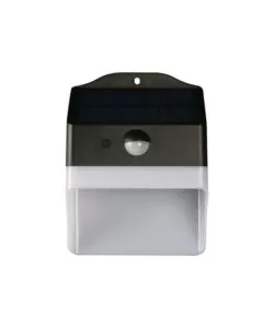 APPLIQUE LED DA ESTERNO VTAC NERO CON SENSORE 4000K