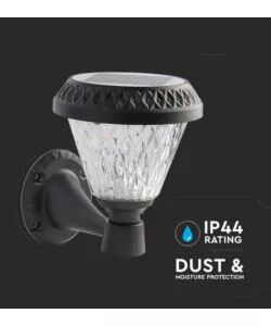APPLIQUE LED SOLARE DA ESTERNO VTAC A CONO CON TELECOMANDO 3IN1