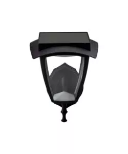 APPLIQUE LED SOLARE VTAC NERO 3000+6000K