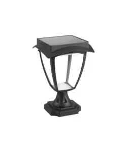 PALO LED SOLARE DA ESTERNO VTAC NERO 3000+6000K