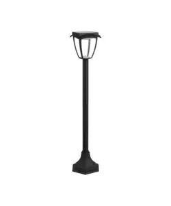 PALO LED SOLARE DA ESTERNO VTAC NERO 3000+6000K