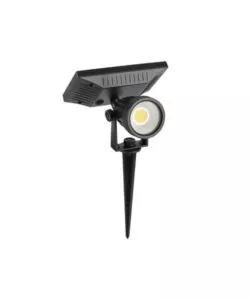 PICCHETTO FARETTO LED SOLARE DA ESTERNO VTAC NERO 6400K