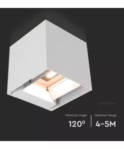 APPLIQUE LED SOLARE DA ESTERNO VTAC BIANCO 3000K