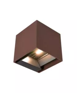 APPLIQUE LED SOLARE DA ESTERNO VTAC MARRONE 3000K