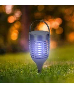 ZANZARIERA ELETTRICA SOLARE RICARICABILE VTAC NERO 1,3W