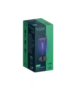 ZANZARIERA ELETTRICA SOLARE RICARICABILE VTAC NERO 1,3W