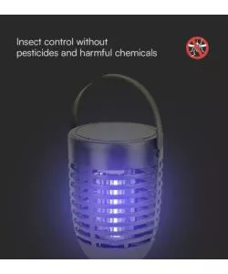 ZANZARIERA ELETTRICA SOLARE RICARICABILE VTAC NERO 1,3W
