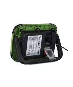 FARO LED RICARICABILE VTAC VERDE 4000K 10W