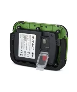 FARO LED RICARICABILE VTAC VERDE 4000K 10W