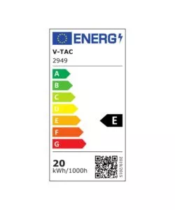 APPLIQUE LED SOLARE DA ESTERNO QUADRATA VTAC NERO 4000K
