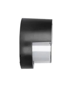 APPLIQUE LED DA ESTERNO ROTONDA SEMICOPERTA VTAC NERO 4000K 12W
