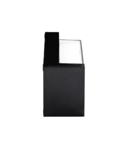 APPLIQUE LED DA ESTERNO QUADRATA SEMICOPERTA VTAC NERO 4000K 12W