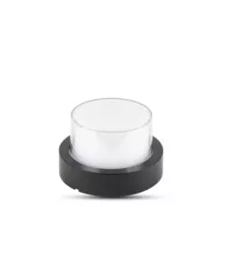 APPLIQUE LED DA ESTERNO ROTONDA SCOPERTA VTAC NERO 3000K 12W