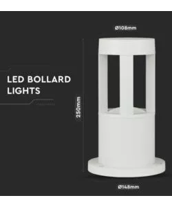 LAMPADA LED DA TERRA DA ESTERNO VTAC BIANCO 6400K