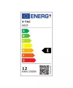 APPLIQUE LED DA ESTERNO QUADRATA A DOPPIO FASCIO LUMINOSO VTAC MARRONE 3000K