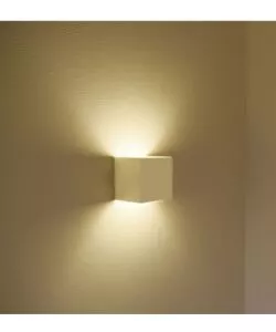 APPLIQUE LED DA ESTERNO QUADRATA A DOPPIO FASCIO LUMINOSO VTAC BIANCO 3000K