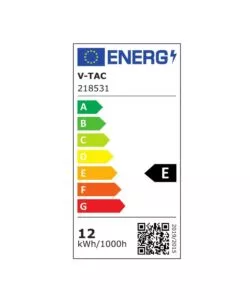APPLIQUE LED DA ESTERNO QUADRATA A DOPPIO FASCIO LUMINOSO VTAC GRIGIO 3000K