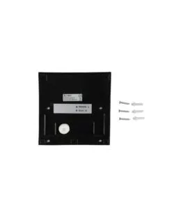 FARETTO LED SEGNAPASSO A PLAFONE DA ESTERNO QUADRATO VTAC NERO 4000K