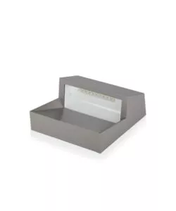 FARETTO LED SEGNAPASSO A PLAFONE DA ESTERNO QUADRATO VTAC GRIGIO 4000K