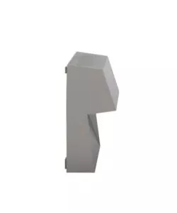 FARETTO LED SEGNAPASSO A PLAFONE DA ESTERNO QUADRATO VTAC GRIGIO 4000K