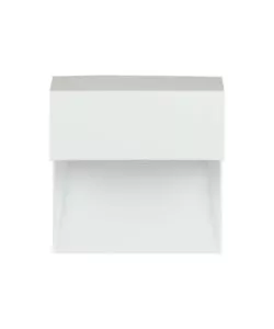FARETTO LED SEGNAPASSO A PLAFONE DA ESTERNO QUADRATO VTAC BIANCO 3000K