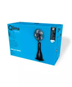 VENTILATORE NEBULIZZATORE A PIANTANA QLIMA "FMS40" NERO 90W