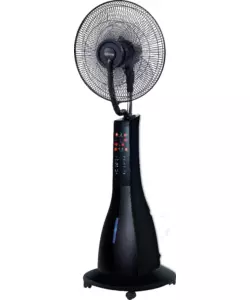 VENTILATORE NEBULIZZATORE A PIANTANA QLIMA "FMS40" NERO 90W
