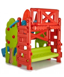CASETTA DA GIARDINO PER BAMBINI ELICA GARDEN "BOSCO" IN PLASTICA MULTICOLOR 200X125X139 CM