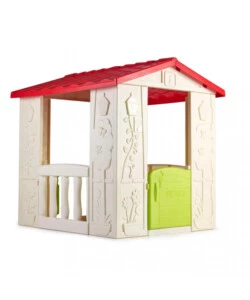 CASETTA DA GIARDINO PER BAMBINI ELICA GARDEN "HAPPY" IN PLASTICA MULTICOLOR 104X90X101,5 CM
