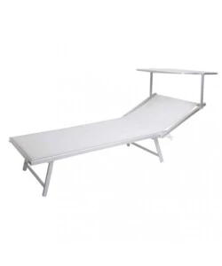 SDRAIO REGOLABILE ELICA GARDEN "CEFALU XXL" IN ALLUMINIO BIANCO 213X85X40 CM