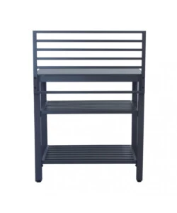 CUCINA DA ESTERNO MODULARE ELICA GARDEN "OKLAHOMA 1" IN ALLUMINIO ANTRACITE 90X62X125 CM
