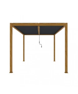 PERGOLA BIOCLIMATICA ELICA GARDEN EFFETTO LEGNO 294X394X250 CM