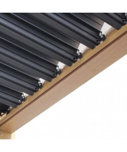PERGOLA BIOCLIMATICA ELICA GARDEN EFFETTO LEGNO 294X394X250 CM